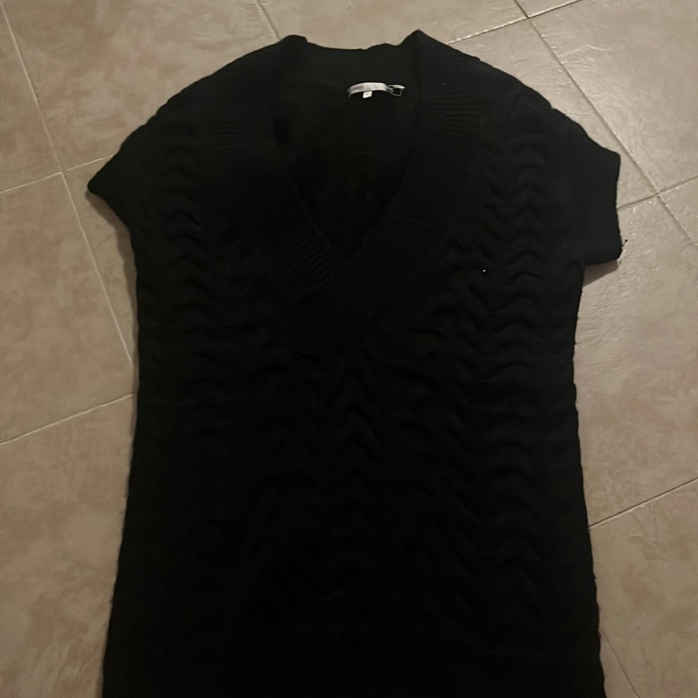 Vince knitted black dress